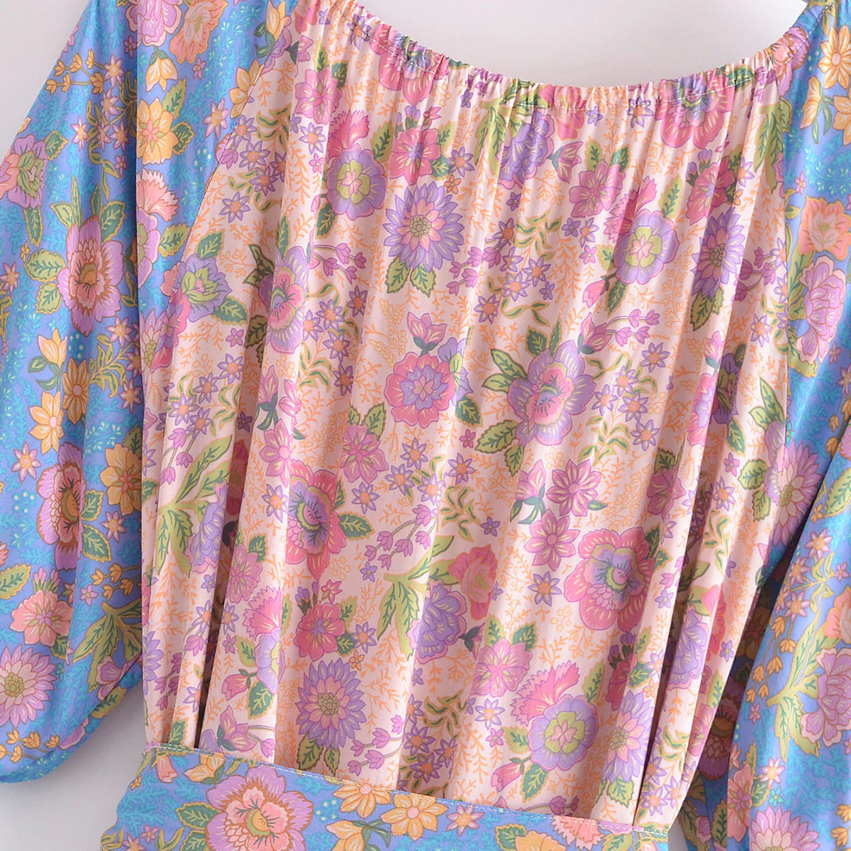 Melrose Pink Boho Floral Print Maxi Dress